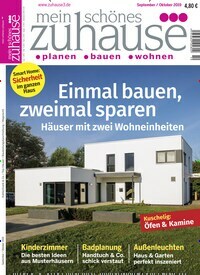 Titelbild der Ausgabe 10/2019 von mein schönes zuhause³. Diese Zeitschrift und viele weitere Gartenzeitschriften und Wohnzeitschriften als Abo oder epaper bei United Kiosk online kaufen.