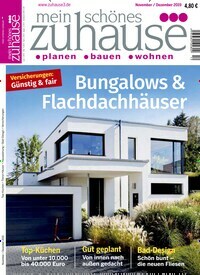 Titelbild der Ausgabe 12/2019 von mein schönes zuhause³. Diese Zeitschrift und viele weitere Gartenzeitschriften und Wohnzeitschriften als Abo oder epaper bei United Kiosk online kaufen.