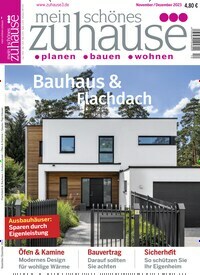 Titelbild der Ausgabe 12/2023 von mein schönes zuhause³. Diese Zeitschrift und viele weitere Gartenzeitschriften und Wohnzeitschriften als Abo oder epaper bei United Kiosk online kaufen.