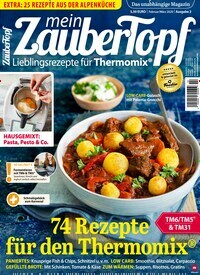 Titelbild der Ausgabe 2/2020 von mein ZauberTopf. Diese Zeitschrift und viele weitere Kochzeitschriften und Backzeitschriften als Abo oder epaper bei United Kiosk online kaufen.