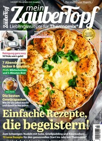 Titelbild der Ausgabe 2/2023 von mein ZauberTopf. Diese Zeitschrift und viele weitere Kochzeitschriften und Backzeitschriften als Abo oder epaper bei United Kiosk online kaufen.