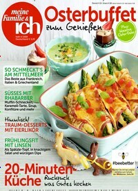 Titelbild der Ausgabe 4/2019 von meine Familie & ich. Diese Zeitschrift und viele weitere Kochzeitschriften und Backzeitschriften als Abo oder epaper bei United Kiosk online kaufen.