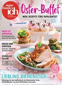 Titelbild der Ausgabe 4/2024 von meine Familie & ich. Diese Zeitschrift und viele weitere Kochzeitschriften und Backzeitschriften als Abo oder epaper bei United Kiosk online kaufen.