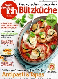 Titelbild der Ausgabe 7/2019 von meine Familie & ich. Diese Zeitschrift und viele weitere Kochzeitschriften und Backzeitschriften als Abo oder epaper bei United Kiosk online kaufen.