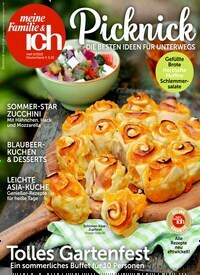 Titelbild der Ausgabe 8/2019 von meine Familie & ich. Diese Zeitschrift und viele weitere Kochzeitschriften und Backzeitschriften als Abo oder epaper bei United Kiosk online kaufen.