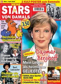 Titelbild der Ausgabe 2/2026 von Meine Stars von damals. Diese Zeitschrift und viele weitere Frauenzeitschriften als Abo oder epaper bei United Kiosk online kaufen.