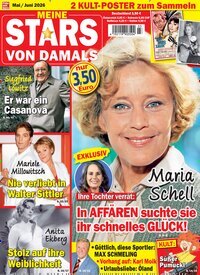 Titelbild der Ausgabe 3/2026 von Meine Stars von damals. Diese Zeitschrift und viele weitere Frauenzeitschriften als Abo oder epaper bei United Kiosk online kaufen.