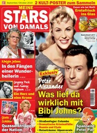 Titelbild der Ausgabe 5/2019 von Meine Stars von damals. Diese Zeitschrift und viele weitere Frauenzeitschriften als Abo oder epaper bei United Kiosk online kaufen.
