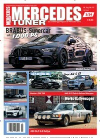 Titelbild der Ausgabe 3/2024 von Mercedes Tuner. Diese Zeitschrift und viele weitere Automagazine und Motorradzeitschriften als Abo oder epaper bei United Kiosk online kaufen.