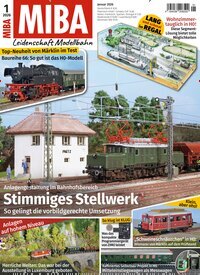 Titelbild der Ausgabe 1/2026 von MIBA Miniaturbahnen. Diese Zeitschrift und viele weitere Reisemagazine, Freizeitmagazine und Wissensmagazine als Abo oder epaper bei United Kiosk online kaufen.