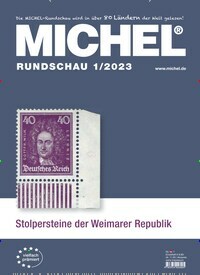 Titelbild der Ausgabe 1/2023 von Michel-Rundschau. Diese Zeitschrift und viele weitere Reisemagazine, Freizeitmagazine und Wissensmagazine als Abo oder epaper bei United Kiosk online kaufen.
