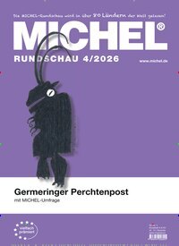 Titelbild der Ausgabe 4/2026 von Michel-Rundschau. Diese Zeitschrift und viele weitere Reisemagazine, Freizeitmagazine und Wissensmagazine als Abo oder epaper bei United Kiosk online kaufen.