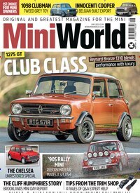Titelbild der Ausgabe 6/2025 von Mini World. Diese Zeitschrift und viele weitere Automagazine und Motorradzeitschriften als Abo oder epaper bei United Kiosk online kaufen.