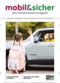 Titelbild der Ausgabe 4/2025 von mobil und sicher. Diese Zeitschrift und viele weitere Logistikmagazine und Medienmagazine als Abo oder epaper bei United Kiosk online kaufen.