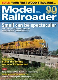 Titelbild der Ausgabe 5/2024 von Model Railroader. Diese Zeitschrift und viele weitere Computerzeitschriften, Tabletmagazine und Smartphonemagazine als Abo oder epaper bei United Kiosk online kaufen.