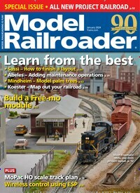 Titelbild der Ausgabe 13/2023 von Model Railroader. Diese Zeitschrift und viele weitere Computerzeitschriften, Tabletmagazine und Smartphonemagazine als Abo oder epaper bei United Kiosk online kaufen.
