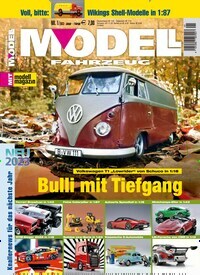 Titelbild der Ausgabe 1/2023 von Modell Fahrzeug. Diese Zeitschrift und viele weitere Reisemagazine, Freizeitmagazine und Wissensmagazine als Abo oder epaper bei United Kiosk online kaufen.
