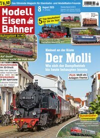Titelbild der Ausgabe 8/2025 von Modelleisenbahner. Diese Zeitschrift und viele weitere Reisemagazine, Freizeitmagazine und Wissensmagazine als Abo oder epaper bei United Kiosk online kaufen.