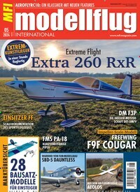 Titelbild der Ausgabe 5/2024 von Modellflug International. Diese Zeitschrift und viele weitere Reisemagazine, Freizeitmagazine und Wissensmagazine als Abo oder epaper bei United Kiosk online kaufen.