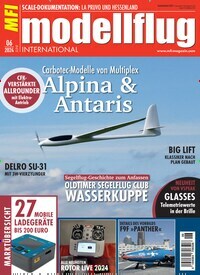 Titelbild der Ausgabe 6/2024 von Modellflug International. Diese Zeitschrift und viele weitere Reisemagazine, Freizeitmagazine und Wissensmagazine als Abo oder epaper bei United Kiosk online kaufen.