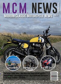 Titelbild der Ausgabe 57/2025 von Modern Classic Motorcycle News. Diese Zeitschrift und viele weitere Automagazine und Motorradzeitschriften als Abo oder epaper bei United Kiosk online kaufen.
