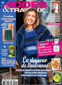 Titelbild der Ausgabe 10/2025 von Modes & Travaux. Diese Zeitschrift und viele weitere Frauenzeitschriften als Abo oder epaper bei United Kiosk online kaufen.