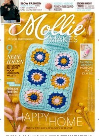Titelbild der Ausgabe 69/2022 von Mollie Makes. Diese Zeitschrift und viele weitere Modemagazine und DIY-Magazine als Abo oder epaper bei United Kiosk online kaufen.