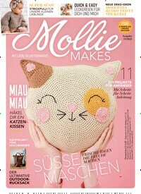 Titelbild der Ausgabe 72/2022 von Mollie Makes. Diese Zeitschrift und viele weitere Modemagazine und DIY-Magazine als Abo oder epaper bei United Kiosk online kaufen.