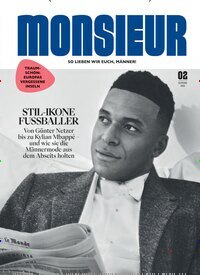 Titelbild der Ausgabe 2/2026 von Monsieur. Diese Zeitschrift und viele weitere Wirtschaftsmagazine und Politikmagazine als Abo oder epaper bei United Kiosk online kaufen.
