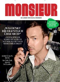 Titelbild der Ausgabe 3/2025 von Monsieur. Diese Zeitschrift und viele weitere Wirtschaftsmagazine und Politikmagazine als Abo oder epaper bei United Kiosk online kaufen.