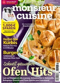 Titelbild der Ausgabe 5/2023 von monsieur cuisine by Mein Zaubertopf. Diese Zeitschrift und viele weitere Kochzeitschriften und Backzeitschriften als Abo oder epaper bei United Kiosk online kaufen.