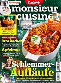 Titelbild der Ausgabe 5/2025 von monsieur cuisine by Mein Zaubertopf. Diese Zeitschrift und viele weitere Kochzeitschriften und Backzeitschriften als Abo oder epaper bei United Kiosk online kaufen.