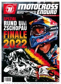 Titelbild der Ausgabe 12/2022 von Motocross Enduro. Diese Zeitschrift und viele weitere Automagazine und Motorradzeitschriften als Abo oder epaper bei United Kiosk online kaufen.