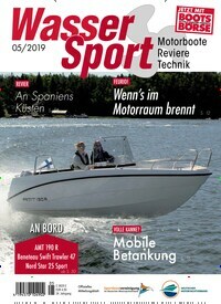 Titelbild der Ausgabe 5/2019 von Motorboot Magazin. Diese Zeitschrift und viele weitere Sportmagazine als Abo oder epaper bei United Kiosk online kaufen.