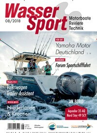 Titelbild der Ausgabe 8/2018 von Motorboot Magazin. Diese Zeitschrift und viele weitere Sportmagazine als Abo oder epaper bei United Kiosk online kaufen.