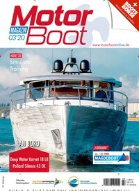 Titelbild der Ausgabe 30/2020 von Motorboot Magazin. Diese Zeitschrift und viele weitere Sportmagazine als Abo oder epaper bei United Kiosk online kaufen.