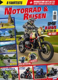 Titelbild der Ausgabe 129/2025 von Motorrad & Reisen. Diese Zeitschrift und viele weitere Automagazine und Motorradzeitschriften als Abo oder epaper bei United Kiosk online kaufen.