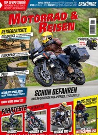 Titelbild der Ausgabe 133/2026 von Motorrad & Reisen. Diese Zeitschrift und viele weitere Automagazine und Motorradzeitschriften als Abo oder epaper bei United Kiosk online kaufen.