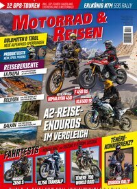 Titelbild der Ausgabe 134/2026 von Motorrad & Reisen. Diese Zeitschrift und viele weitere Automagazine und Motorradzeitschriften als Abo oder epaper bei United Kiosk online kaufen.