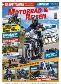 Titelbild der Ausgabe 136/2026 von Motorrad & Reisen. Diese Zeitschrift und viele weitere Automagazine und Motorradzeitschriften als Abo oder epaper bei United Kiosk online kaufen.