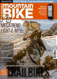 Titelbild der Ausgabe 2/2023 von MountainBIKE. Diese Zeitschrift und viele weitere Sportmagazine als Abo oder epaper bei United Kiosk online kaufen.