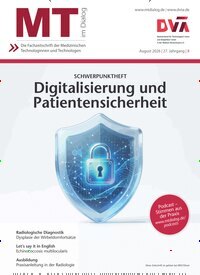 Titelbild der Ausgabe 8/2026 von MT im Dialog. Diese Zeitschrift und viele weitere Pflegezeitschriften und medizinische Fachzeitschriften als Abo oder epaper bei United Kiosk online kaufen.