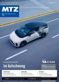 Titelbild der Ausgabe 1/2026 von MTZ - Motortechnische Zeitschrift. Diese Zeitschrift und viele weitere Industriemagazine und Handwerkmagazine als Abo oder epaper bei United Kiosk online kaufen.