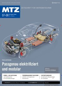 Titelbild der Ausgabe 7/2025 von MTZ - Motortechnische Zeitschrift. Diese Zeitschrift und viele weitere Industriemagazine und Handwerkmagazine als Abo oder epaper bei United Kiosk online kaufen.