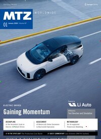 Titelbild der Ausgabe 1/2026 von MTZ worldwide. Diese Zeitschrift und viele weitere Industriemagazine und Handwerkmagazine als Abo oder epaper bei United Kiosk online kaufen.