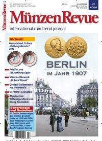 Titelbild der Ausgabe 4/2026 von Münzen Revue. Diese Zeitschrift und viele weitere Reisemagazine, Freizeitmagazine und Wissensmagazine als Abo oder epaper bei United Kiosk online kaufen.