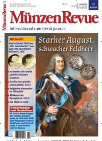 Titelbild der Ausgabe 6/2026 von Münzen Revue. Diese Zeitschrift und viele weitere Reisemagazine, Freizeitmagazine und Wissensmagazine als Abo oder epaper bei United Kiosk online kaufen.