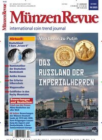 Titelbild der Ausgabe 10/2025 von Münzen Revue. Diese Zeitschrift und viele weitere Reisemagazine, Freizeitmagazine und Wissensmagazine als Abo oder epaper bei United Kiosk online kaufen.