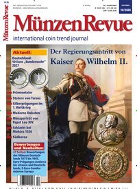 Titelbild der Ausgabe 10/2026 von Münzen Revue. Diese Zeitschrift und viele weitere Reisemagazine, Freizeitmagazine und Wissensmagazine als Abo oder epaper bei United Kiosk online kaufen.