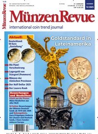 Titelbild der Ausgabe 12/2025 von Münzen Revue. Diese Zeitschrift und viele weitere Reisemagazine, Freizeitmagazine und Wissensmagazine als Abo oder epaper bei United Kiosk online kaufen.